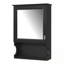 Armoire de rangement de salle de bain murale 20 "avec miroir, rangement mural avec porte-1031783532