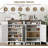 6-Tier Shoe Cabinet With Doors, Farmhouse Shoe Storage Cabinet With Adjustable Shelves, Large Capacity Wooden Shoe Rack Organizer For Entryw