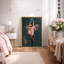 Illustration d'un duo d'anges célestes, images de ciel étoilé romantique, impression sur toile encadrée-123502105-123502108