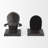 Oakfield Metal Bookends