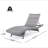 CRETE WICKER CHAISE LOUNGE