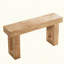 Console en bois, table d'appoint, table de salon rectangulaire derrière le canapé-359433460