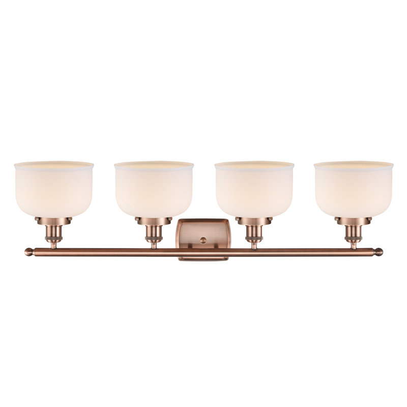4 - Light Dimmable Bath Bar, Antique Copper