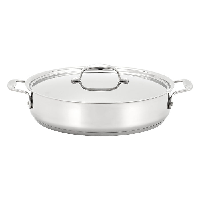 Stellar Profile Stainless Steel (18/10) Round Braiser, 2.5L