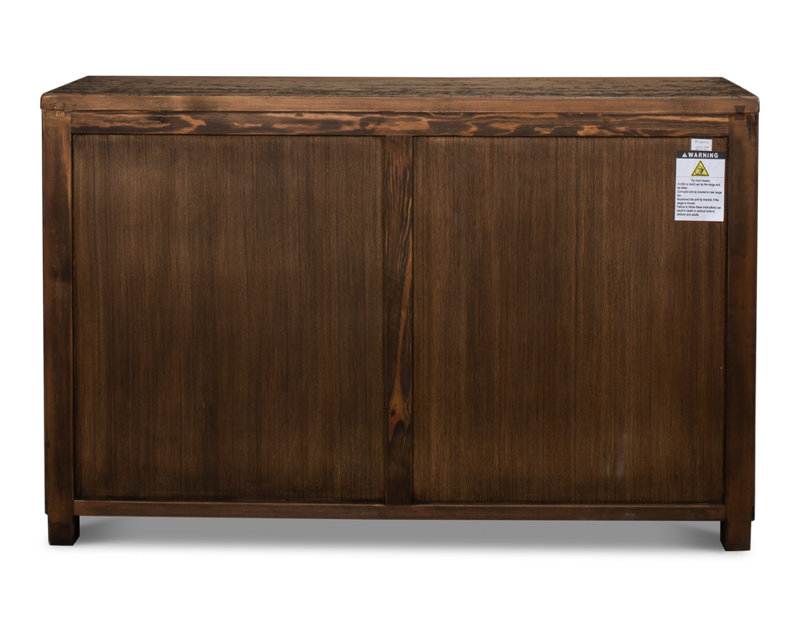 Saint Entrance 53'' Tan Solid Pine Wood Sideboard