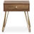 1 Drawer Draw Side Table with Hairpin Legs