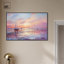Coucher de soleil sur toile, art mural Glam Beach par Art Remedy-105307624-105307629