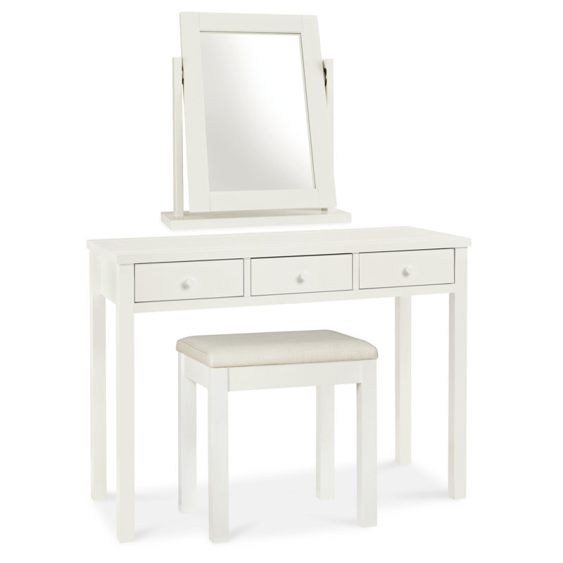 Cillian Flat Mirror, Soft White