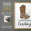 «What Cookin 'Cowboy», reproduction encadrée - bois massif-112366341-112366342
