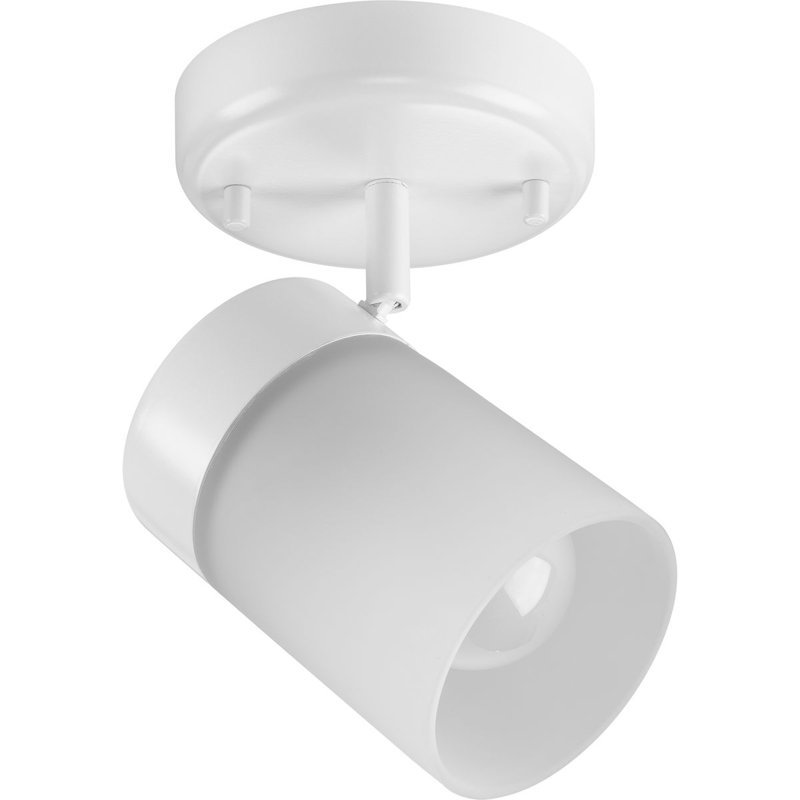 Ridgecrest Satin White One-Head Track, Satin White