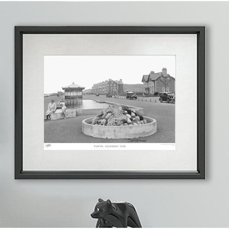 Tywyn, Seafront 1930 by Francis Frith - Single Picture Frame Print, 45cm H x 60cm W x 2.3cm D