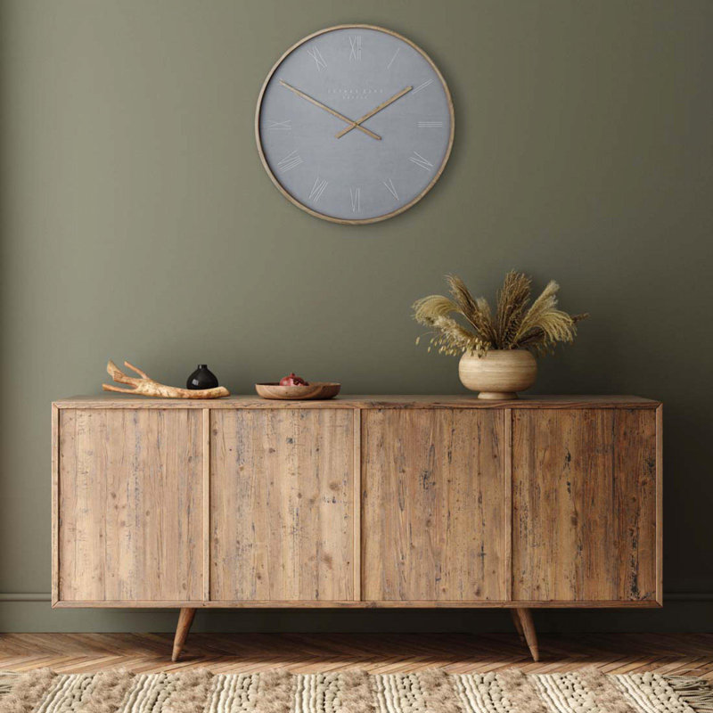 Nordic Wall Clock, Grey