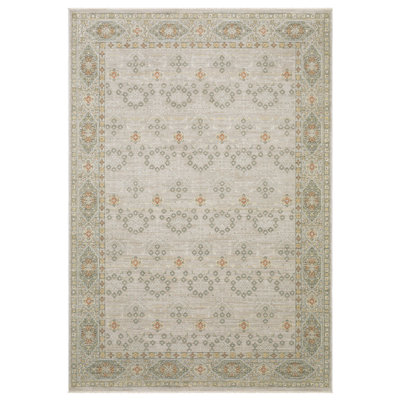 Kulas Global Floral Beige/ Brown Area Rug