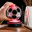 Ballon de football décoratif en cristal de 80 mm (3,15 pouces) avec base lumineuse DEL à couleurs changeantes