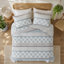 Ensemble de courtepointe pour lit double / grand 3 pièces, turquoise