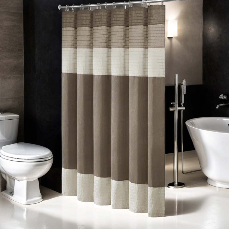 Rideau de douche Aaraon, Brun