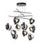 Riza 10-Light Mobile Pendant - Sterling - Standard Overall Height-564156231-564156247