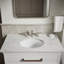 Lavabo de salle de bain ovale encastré en céramique avec trop-plein Caxton®-1704903