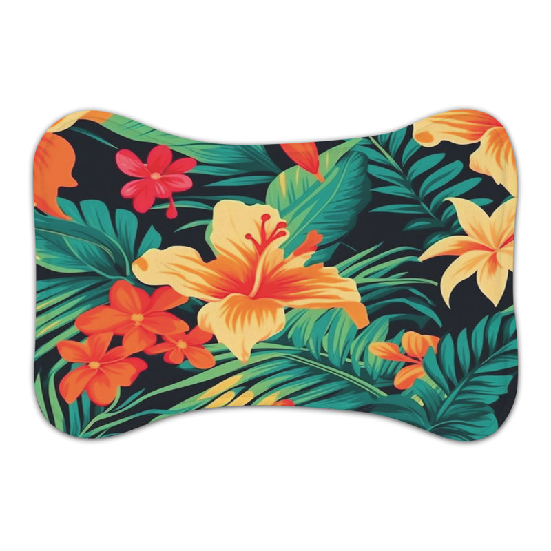 Tapis rétro Hawaiian Florals