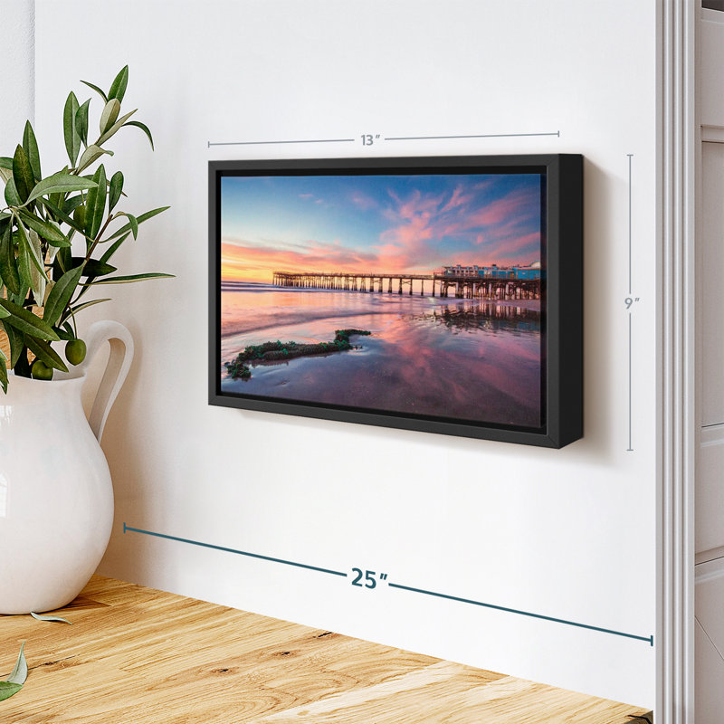 «Cocoa Beach Pier Sunrise Wall Art», H 13 po x l 9 po