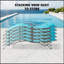 Ensemble de 3 chaises longues pour piscine (2 chaises longues + 1 table)-2103129117