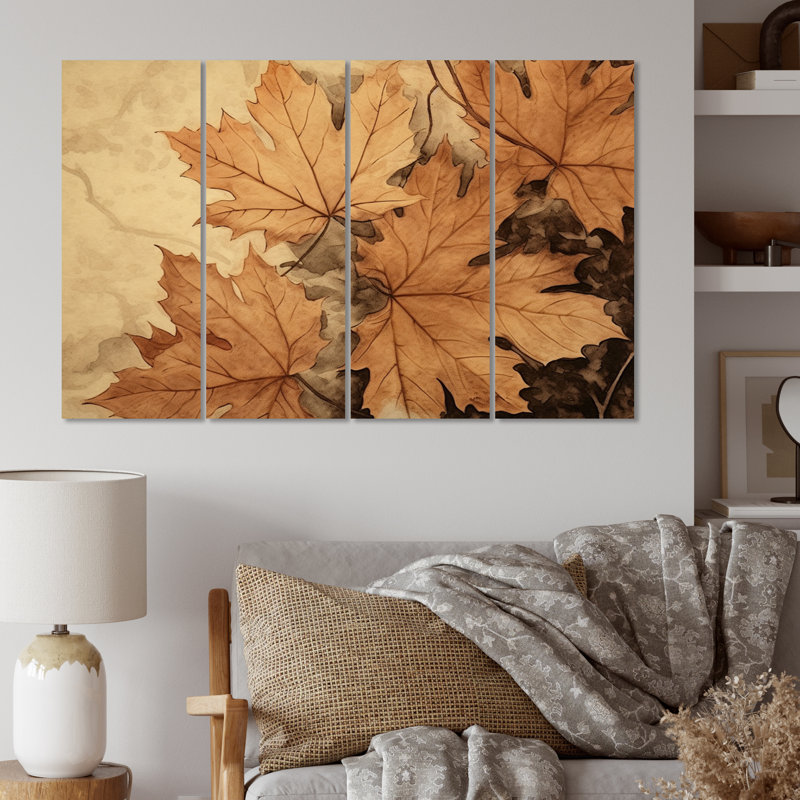 Traditional Plants & Flowers Wall Decor on Metal