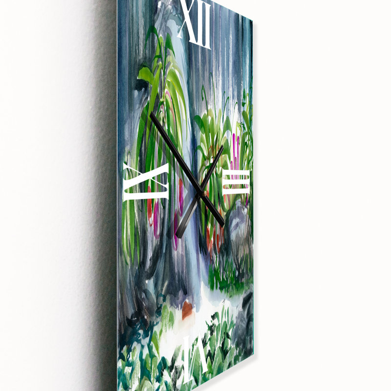 Horloge murale Tropical Plants, Petit