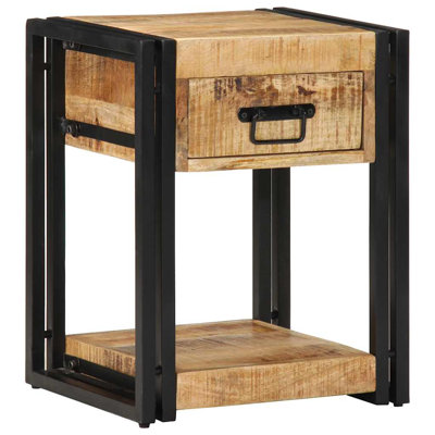 40cm W Iron Bedside Table