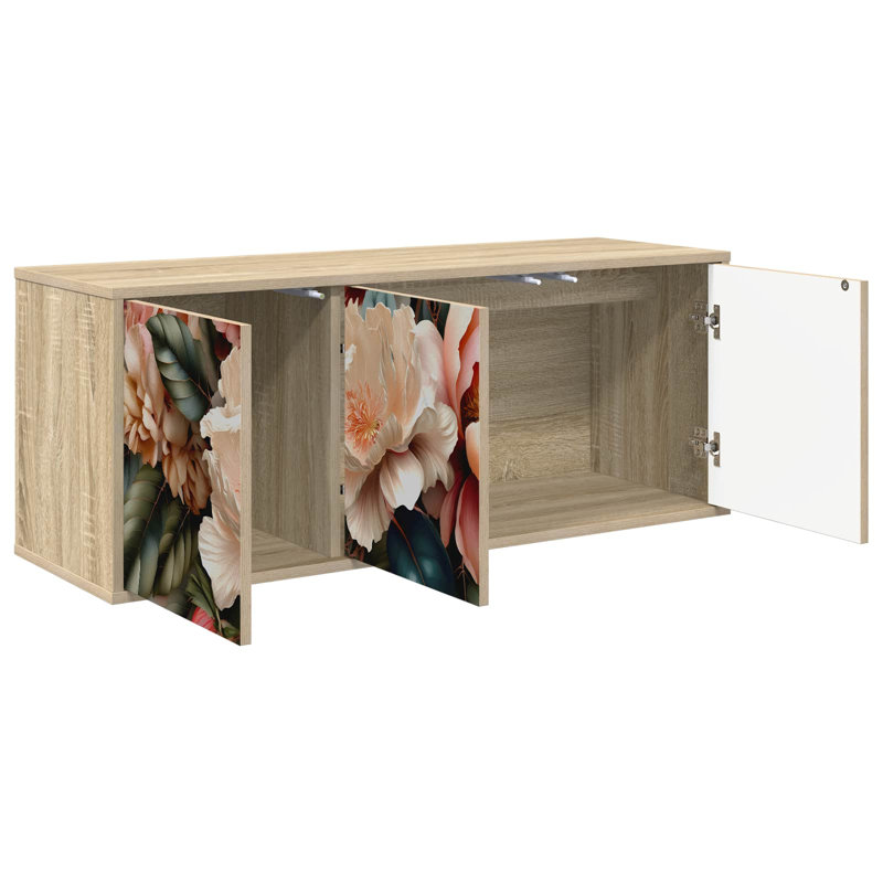TV Stand for TVs up to 43", Sonoma Oak