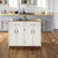 Chariot de cuisine avec plateau en bois massif Hamilton-39723839