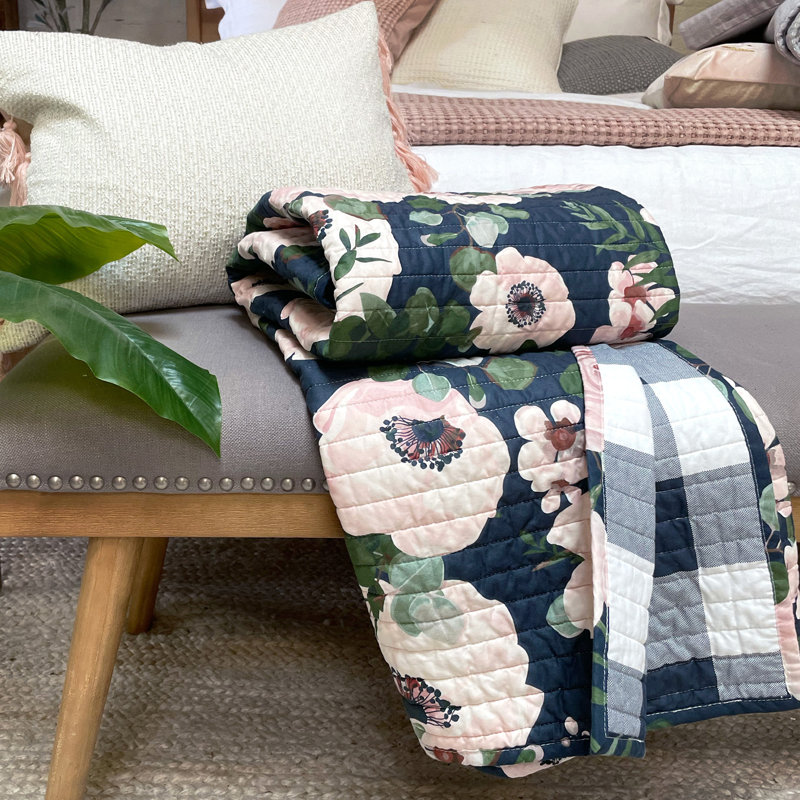 Fiori Quilted Throw