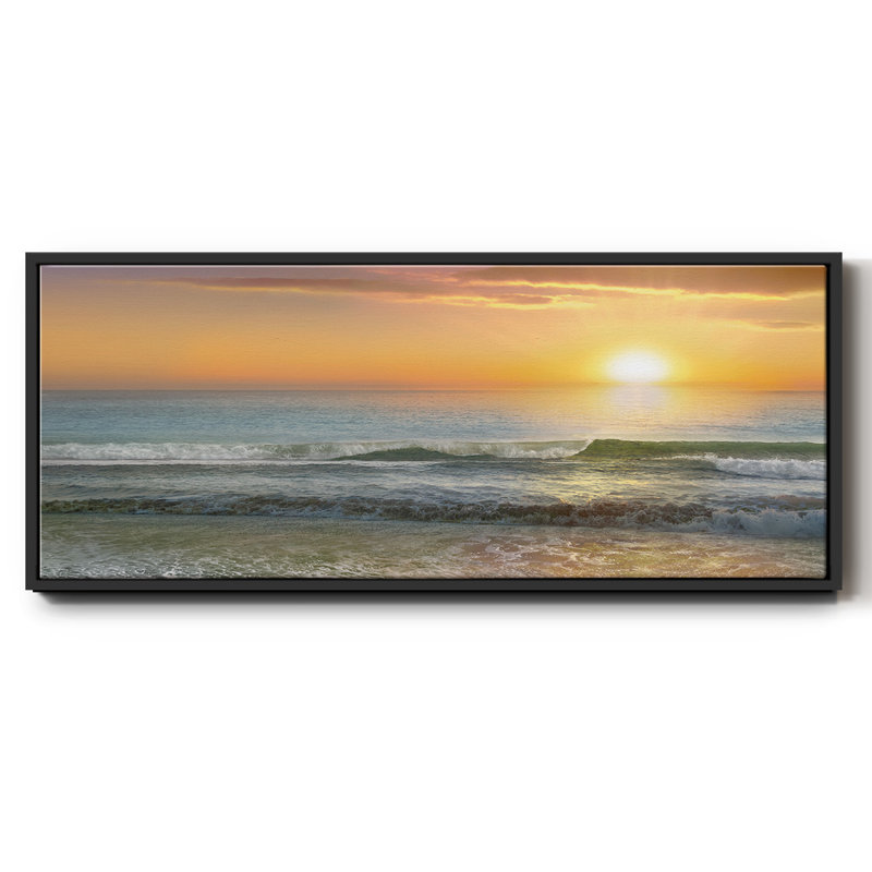 Dawn Rays- Framed Canvas, 8" H x 20" W