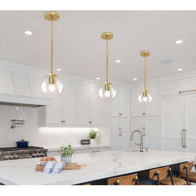 Crystal Pendant Light, Modern Pendant Lights, Cord Adjustable Pendant Light Fixtures For Kitchen Island Dinning Room Bedroom Bar Hallway Entryway Kitchen K9 Crystal Ceiling Hanging Light