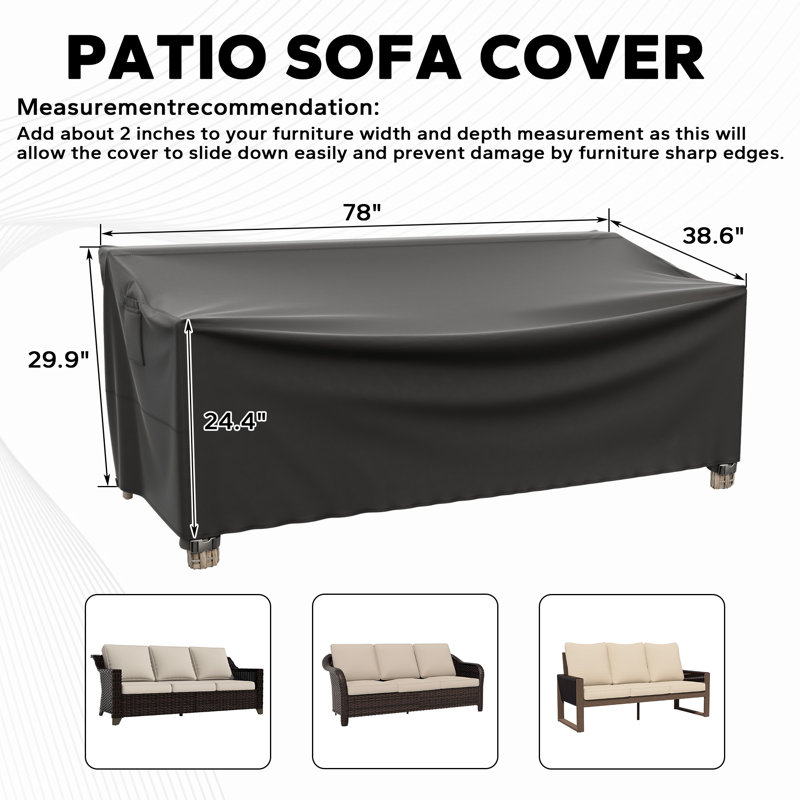All-Weather Patio Sofa Cover