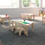 Table d'activité en bois de classe commerciale Bright Beginnings-86004645