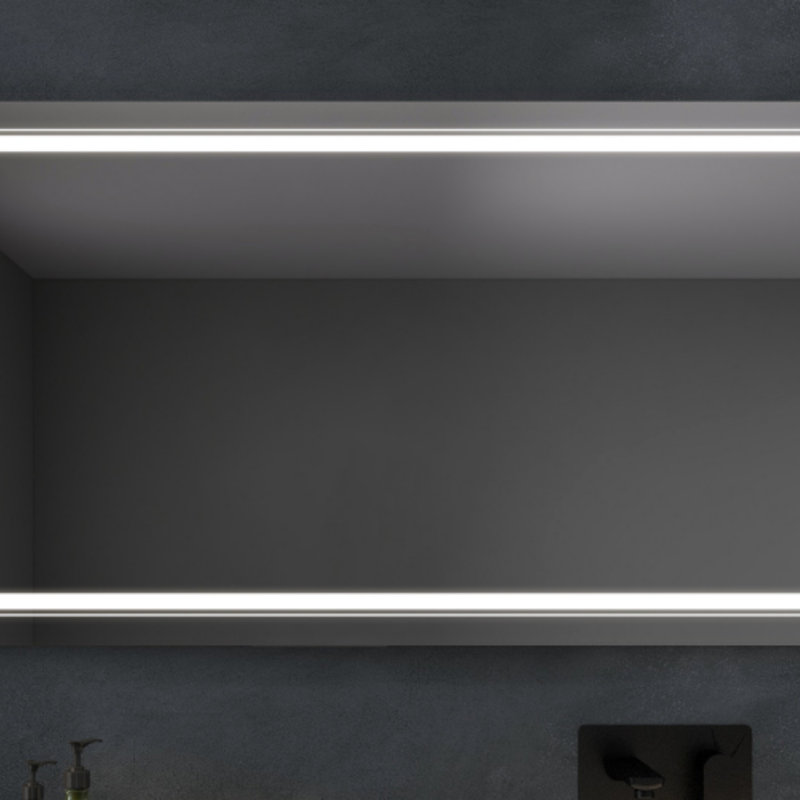   Miroir anti-buée avec bouton, miroir de salle de bain, null