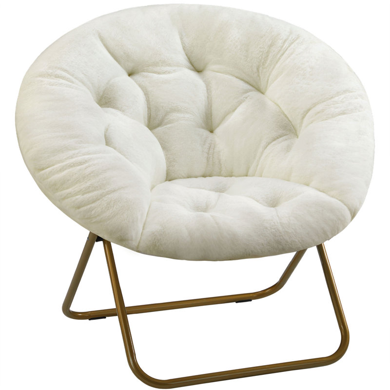Chaises à disque confortables, Blanc