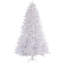 Crystal White Pine Artificial Christmas Tree with LED Multi Colored Lights with Stand-138141847-148844841