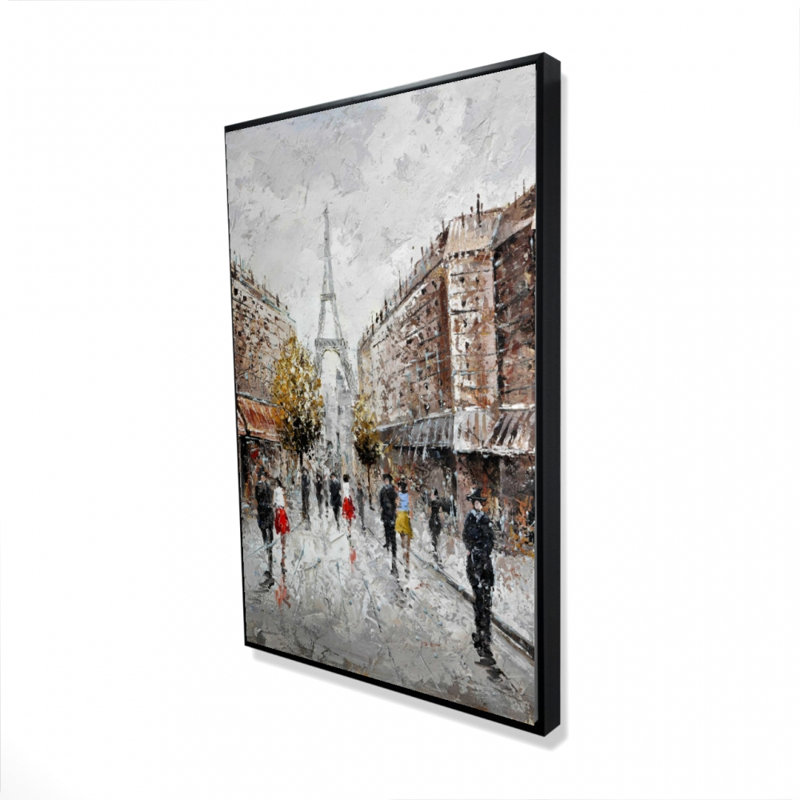 «Paris Busy Street», reproduction sur toile