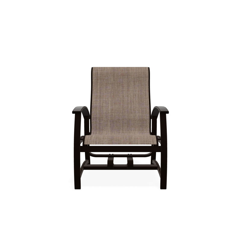 Belle Isle Outdoor Lounge Chair, Kona, Elevation Stone