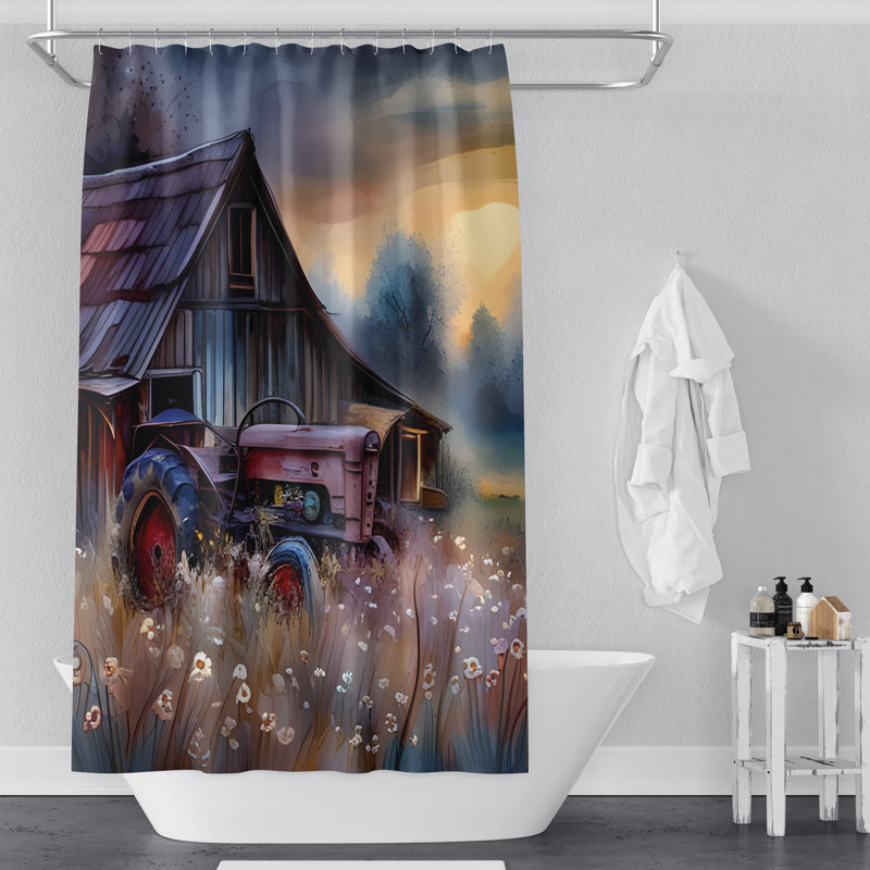 Rideau de douche Connel, H 72 po x l 70 po