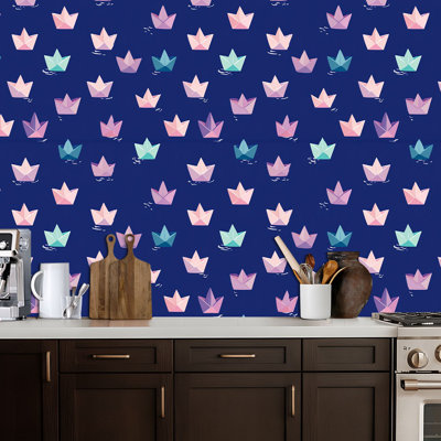 Peel and Stick PVC Wallpaper, Removable Self-Adhesive Wall Covering, Waterproof for Home Decor