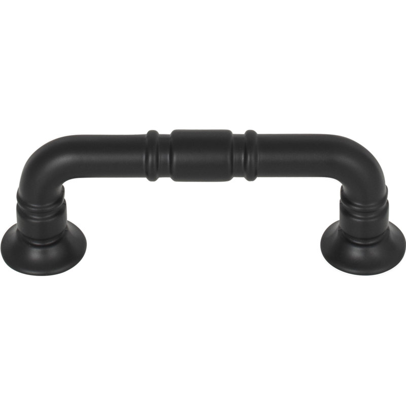 Kent Bar pull, Flat Black, 3" Center to Center