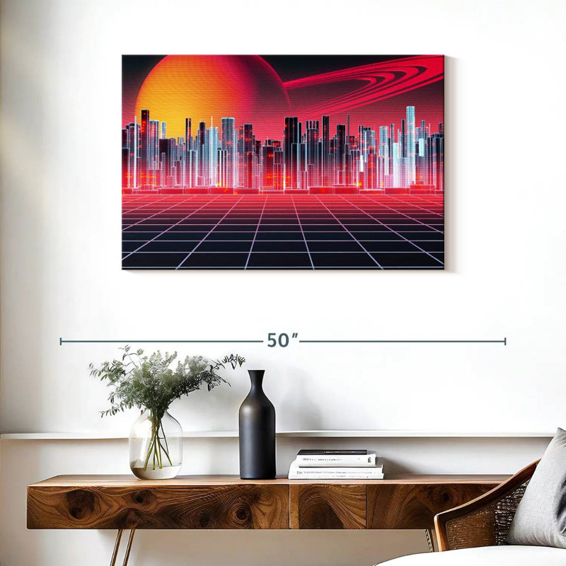 Kelan Digital Metropolitan, 24" H x 36" W