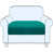 Blue Polyester selected