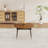 Walnut Oval Extendable Dining Table for 6-10 People