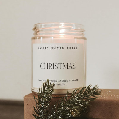 Bougie de Noël parfumée