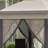 Outsunny 13' x 13' Pop Up Gazebo Hexagonal Canopy with 6 Zippered Mesh Netting