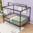 Convertible Metal Bed Frame With Protective Fence-1665181163-1665181162