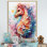 Hippocampe rose, élégance océanique - Hippocampe, art mural
